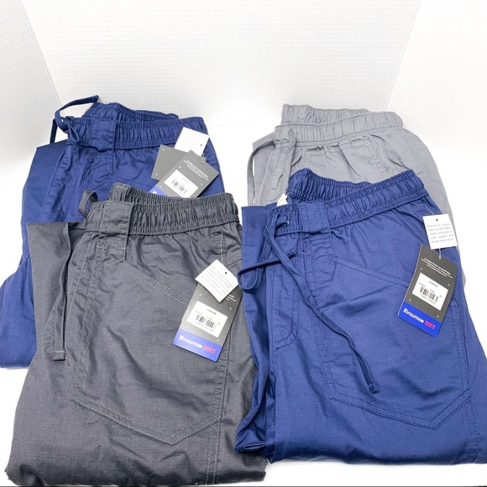 NWT BUNDLE‎ 4 Dickies Scrub Pants Size XS Navy Blue Gray
